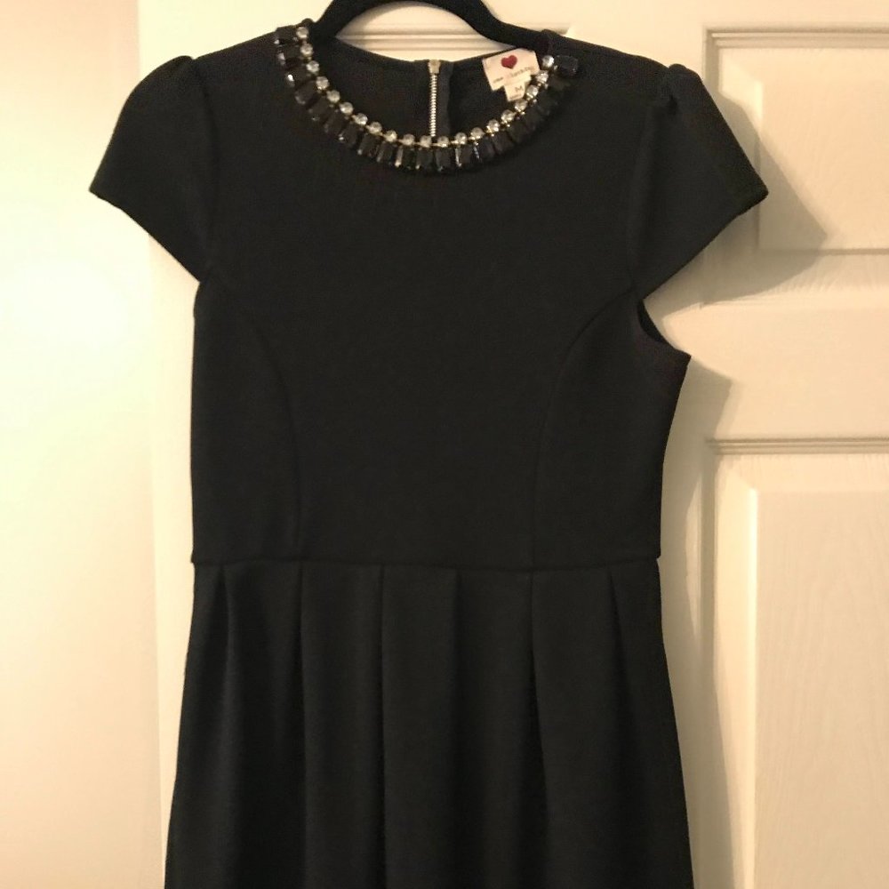 Black Jeweled Party Dress